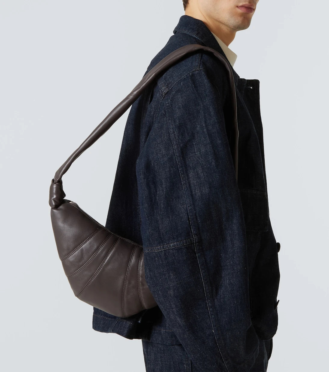 Lemaire - Croissant Small leather shoulder bag