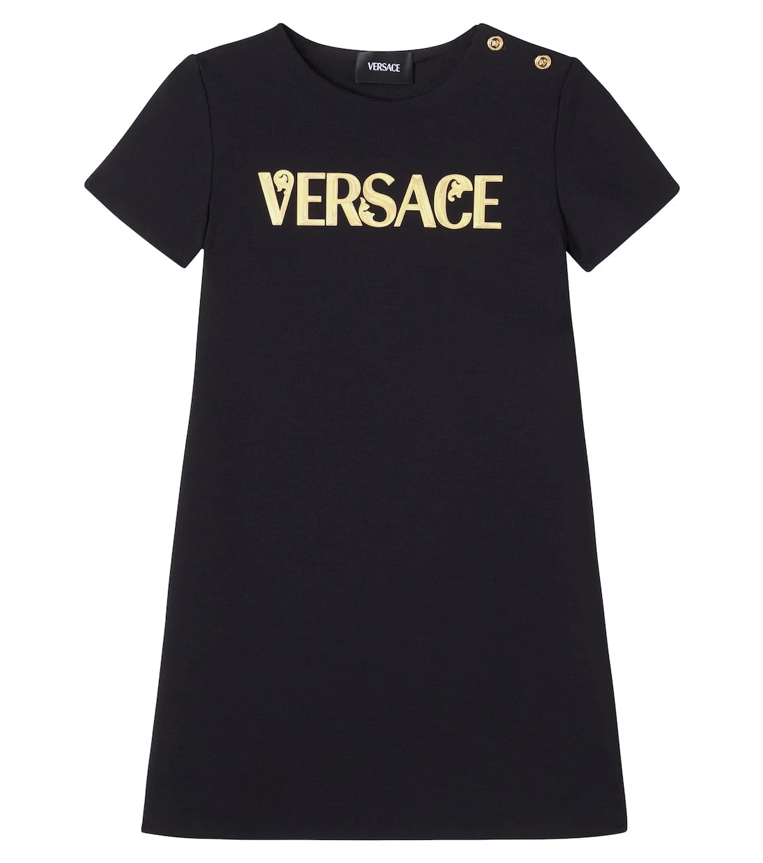 Versace Kids - Logo jersey dress