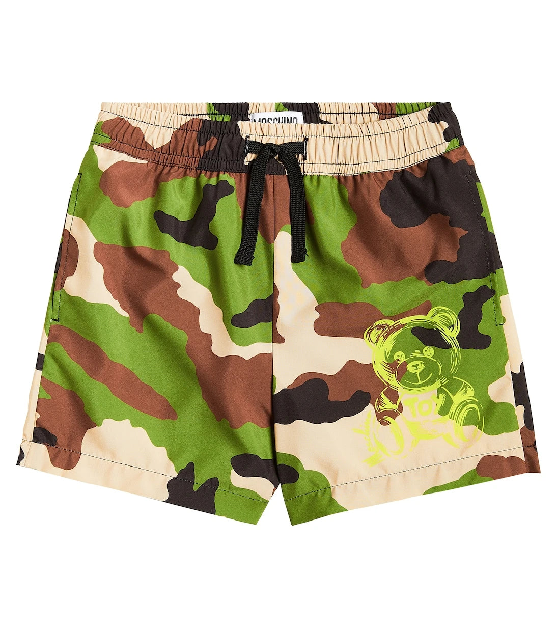 Moschino Kids - Teddy Bear camouflage swim trunks