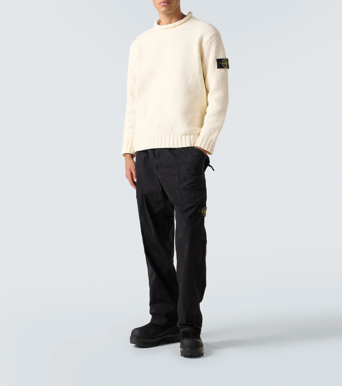 Stone Island - حذاء الكاحل دياميه كومباس من الشمواه