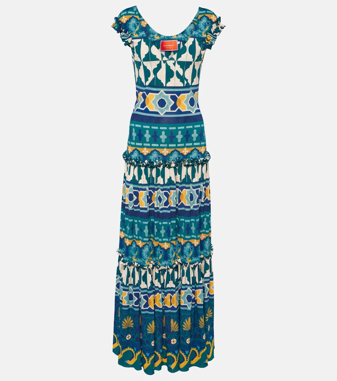 La DoubleJ - Pimento printed jersey maxi dress