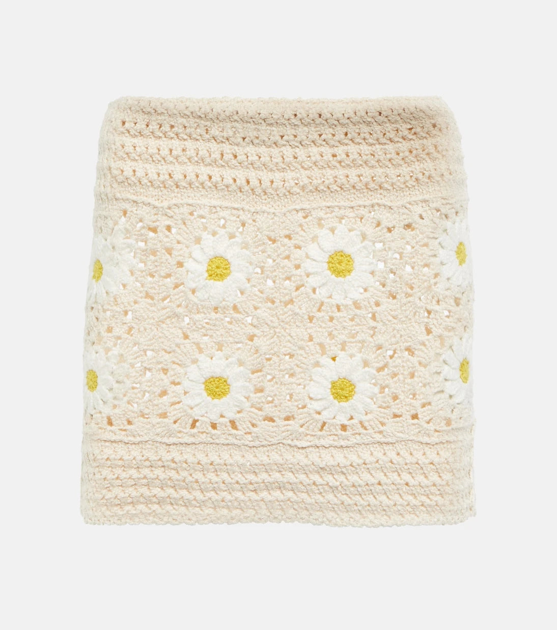 Alanui - Daisy crocheted miniskirt