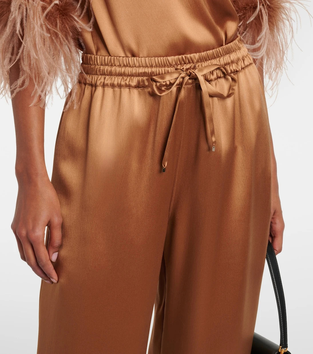 Dolce&Gabbana - Silk satin wide-leg pants