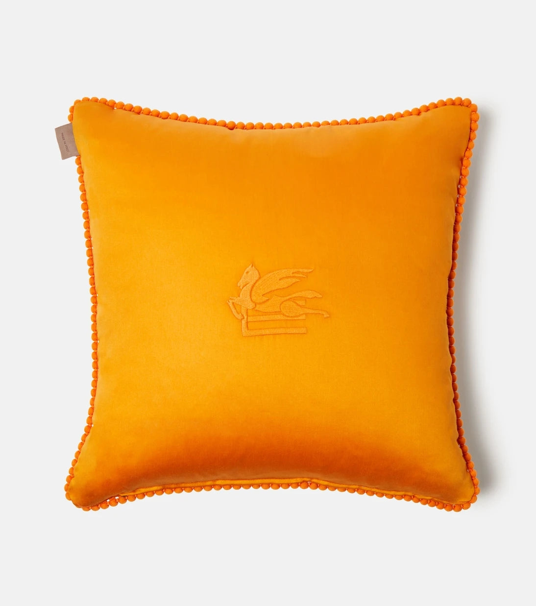 Etro - Embroidered cotton cushion