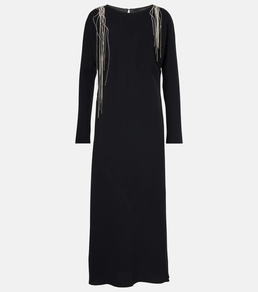 Dries Van Noten - Crystal-embellished maxi dress