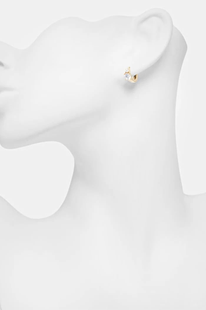 Guess kadın paslanmaz çelik küpeler PIERCING STUDIO