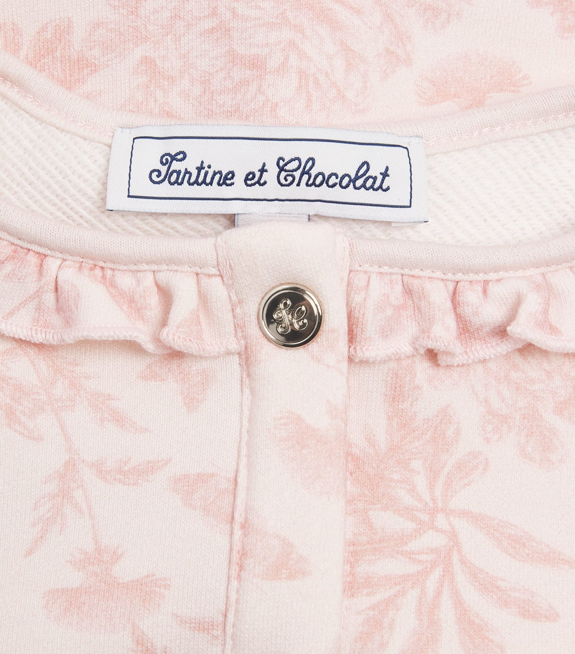 Tartine et Chocolat Cotton Toile de Jouy Top and Trousers Set (3 Months-4 Years)