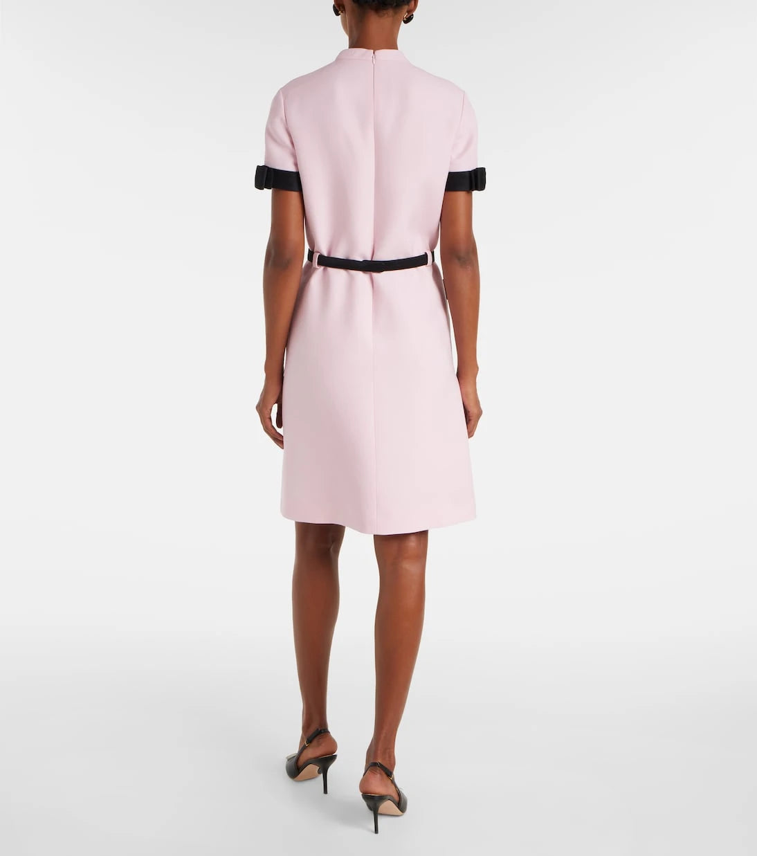Valentino - Crepe Couture bow-detail minidress