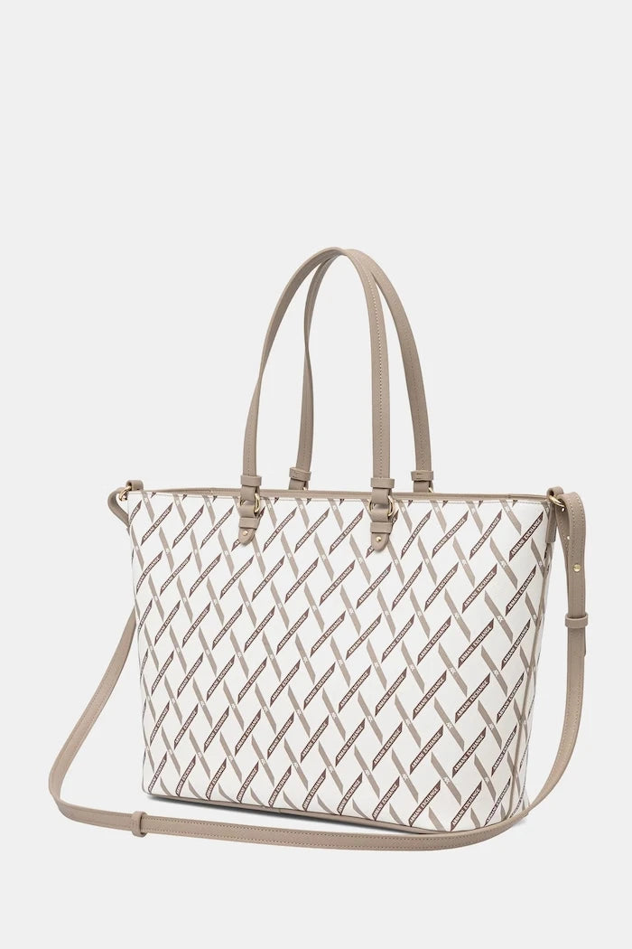 Armani Exchange шопинг чанта дамска от имитация на кожа