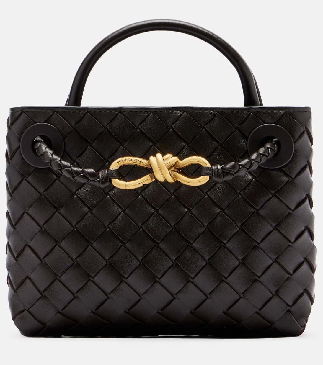Bottega Veneta - Andiamo Mini leather top-handle bag