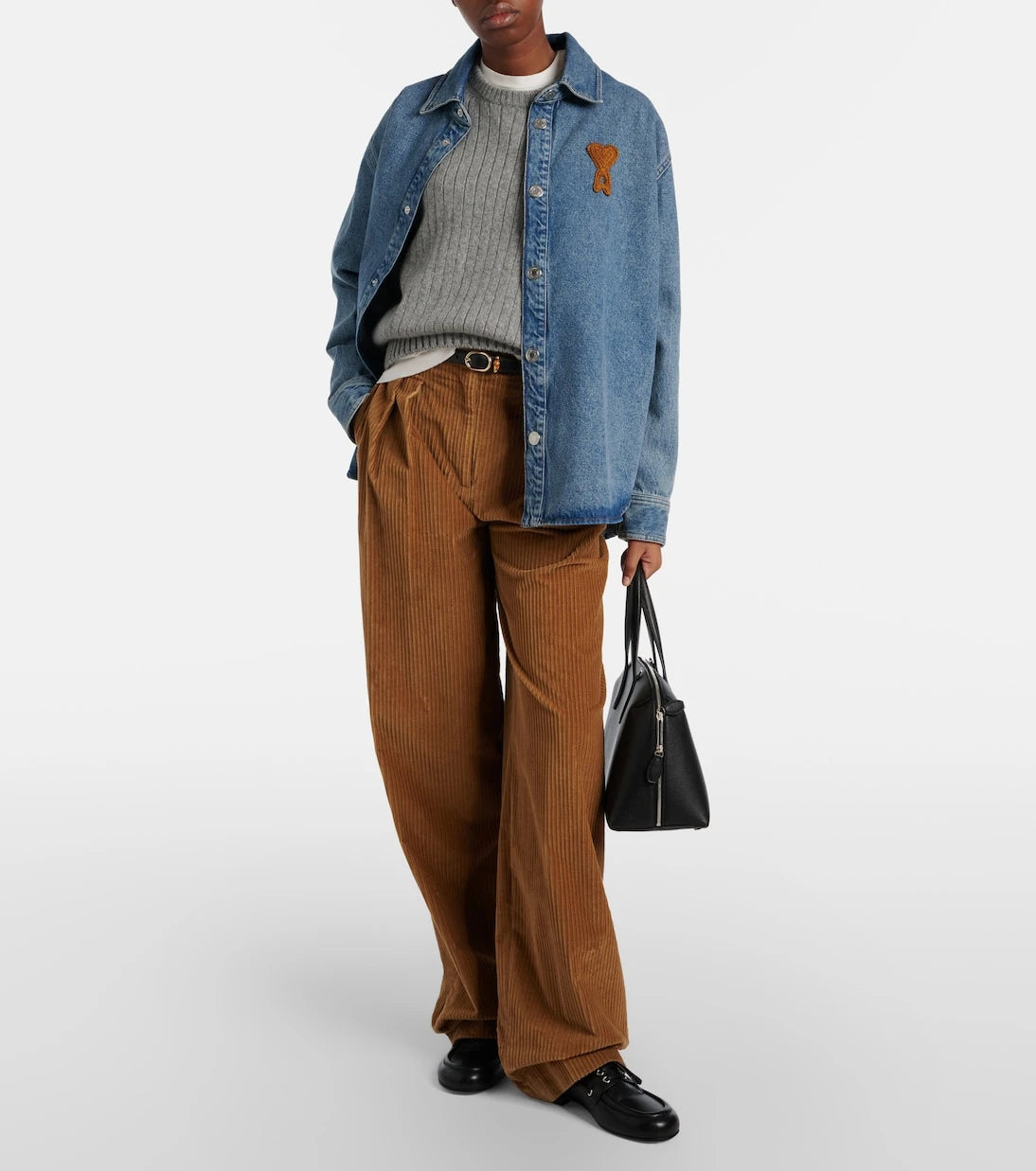 Ami Paris - Ami de Cœur denim shirt