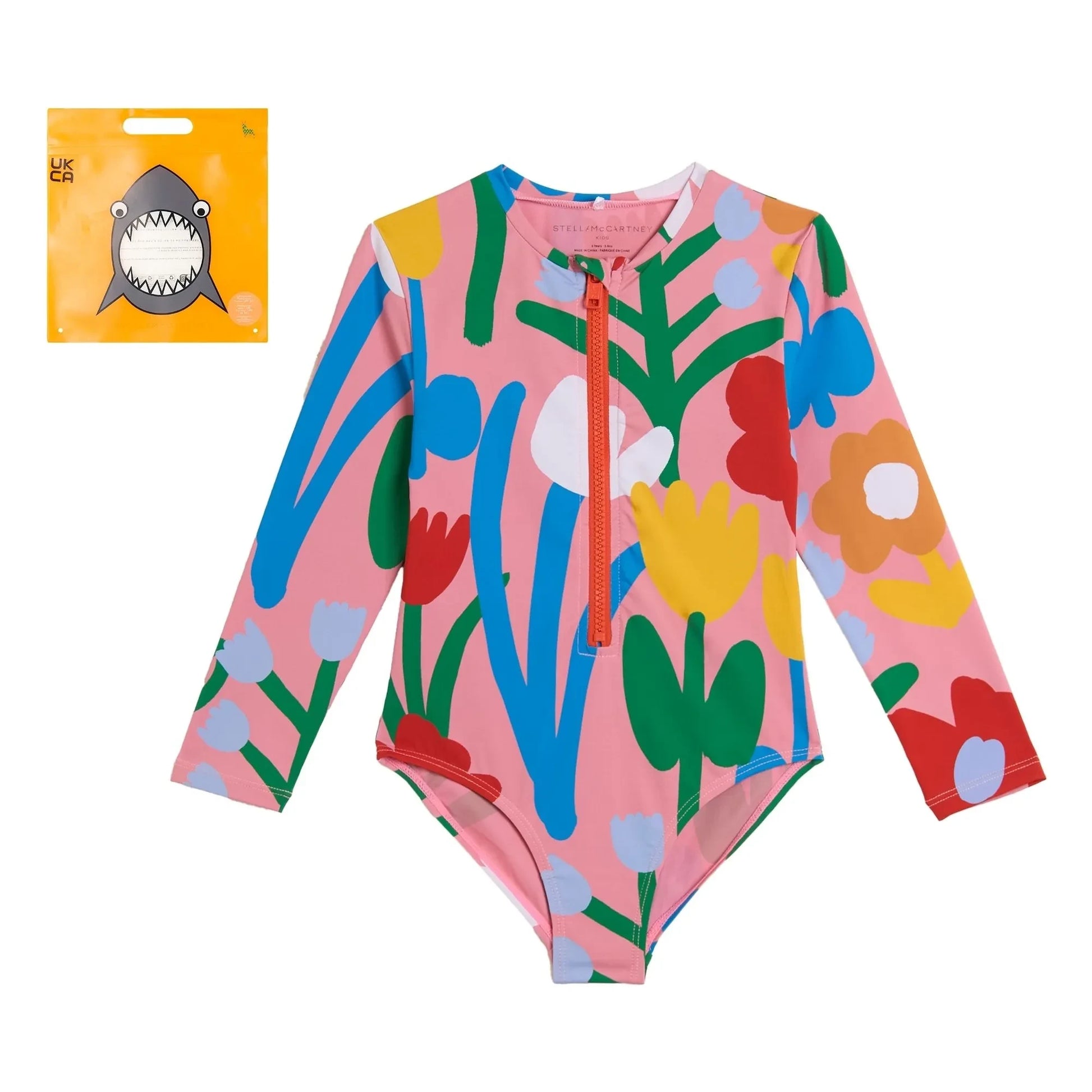 Stella McCartney Kids - Flower Bathing Suit | Pink