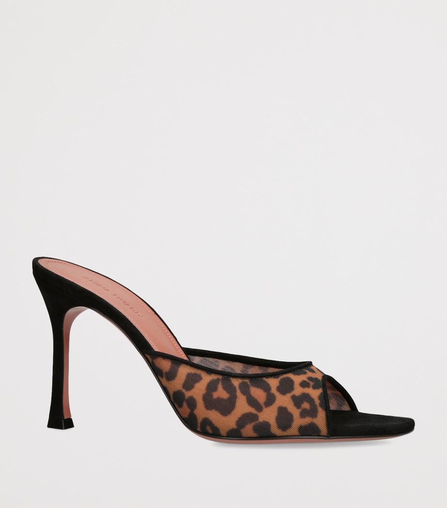 Mesh Leopard Print Alexa Mules 95