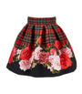 Tartan and Floral Skirt (2-12 Years)