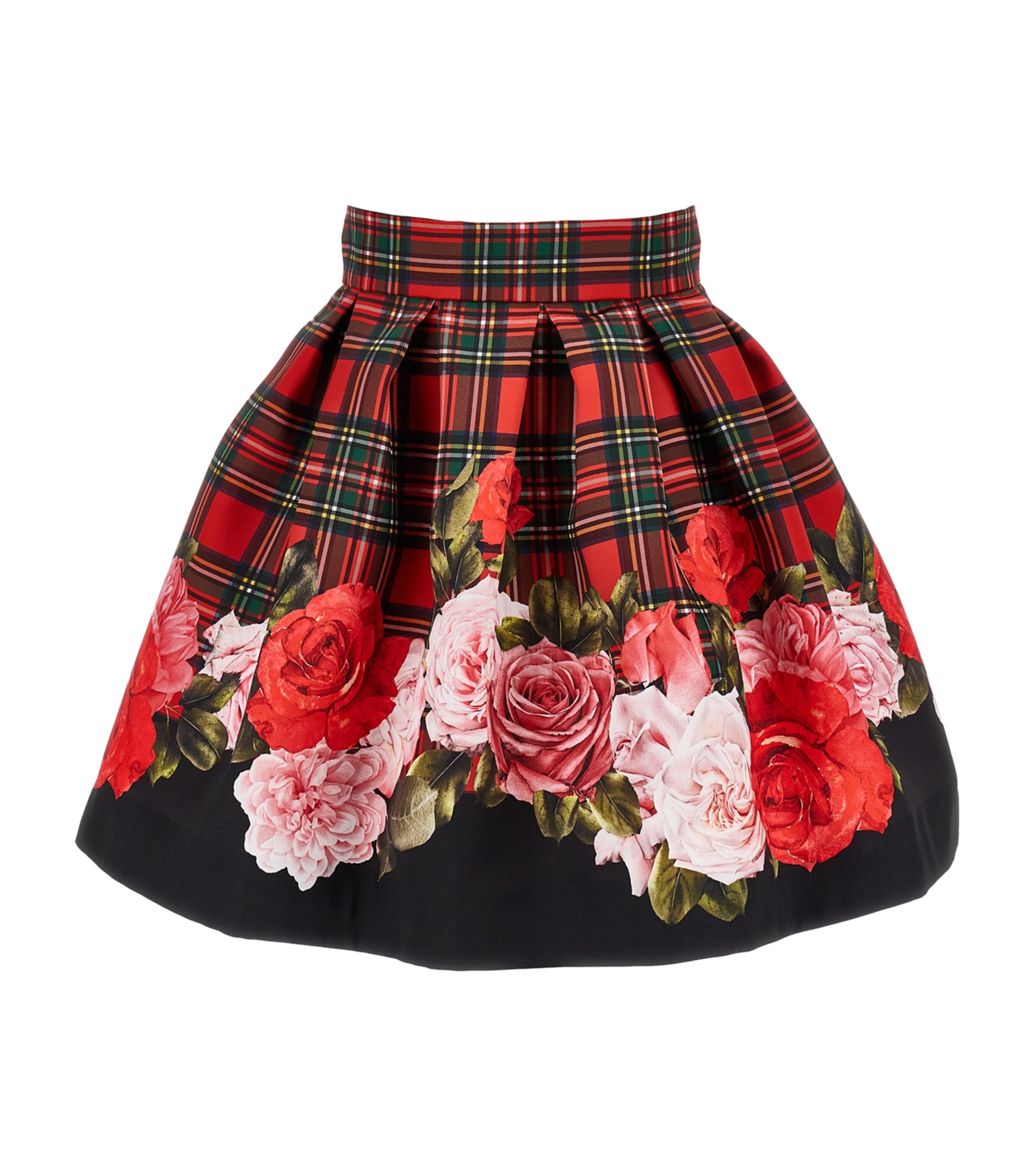 Tartan and Floral Skirt (2-12 Years)