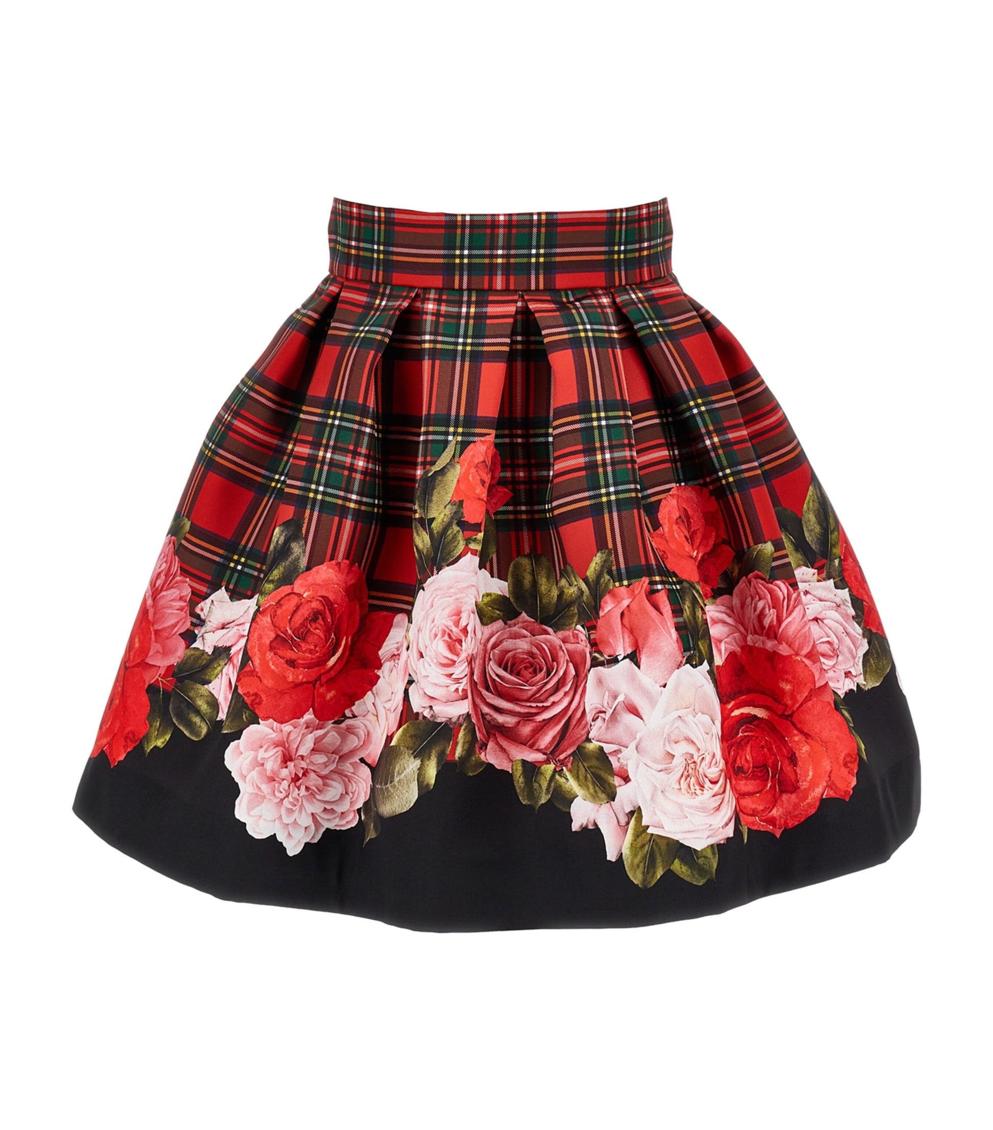 Tartan and Floral Skirt (2-12 Years)