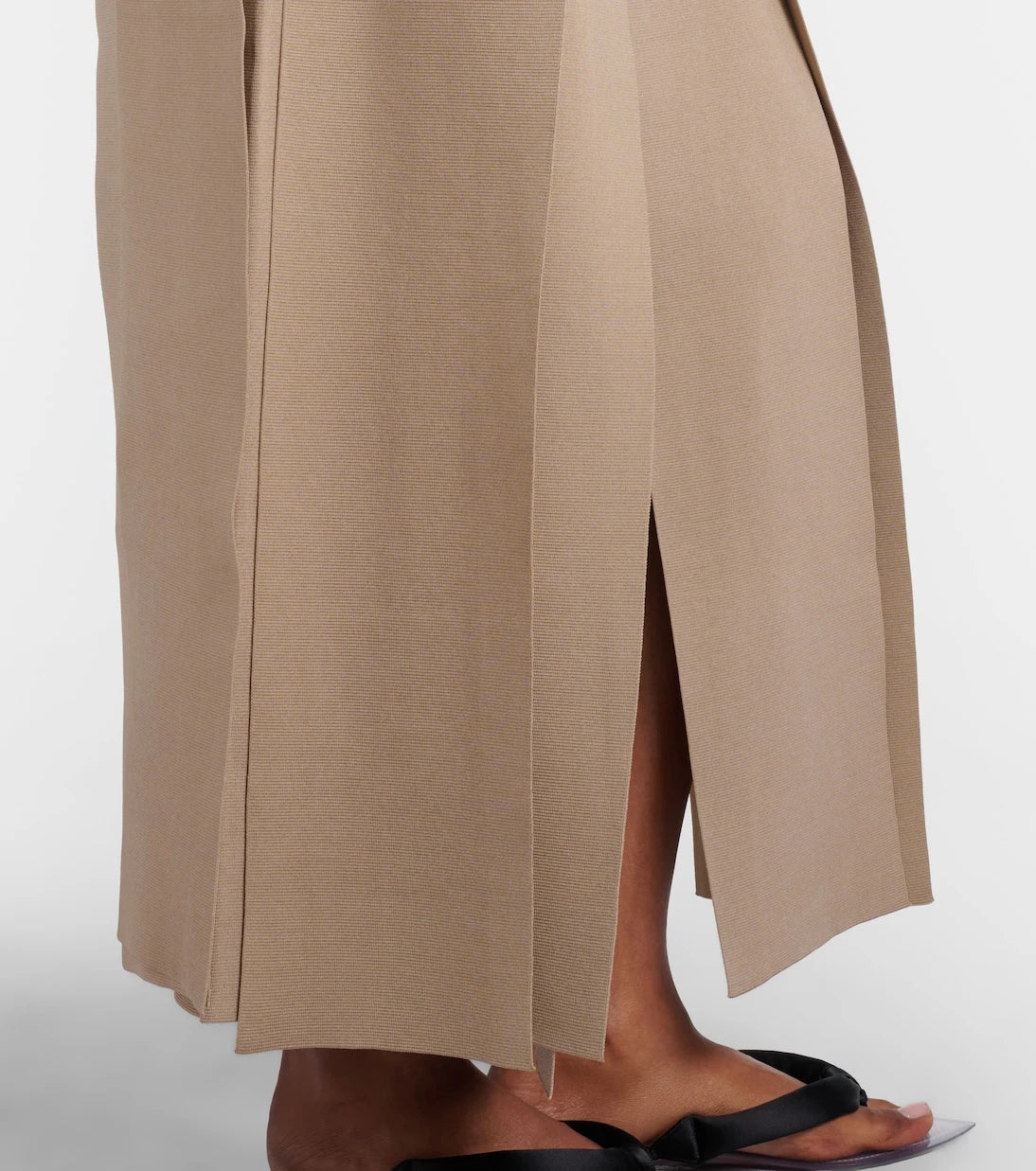 Alaïa - Pleated maxi skirt