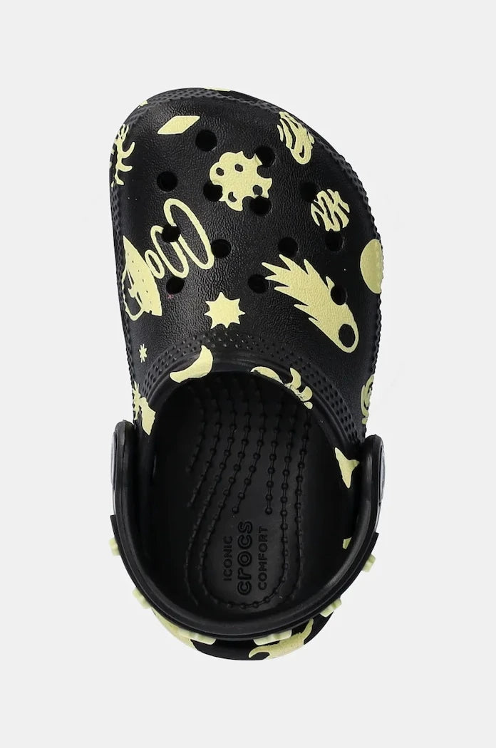 Детски чехли Crocs CLASSIC GLOW SPACE CLOG
