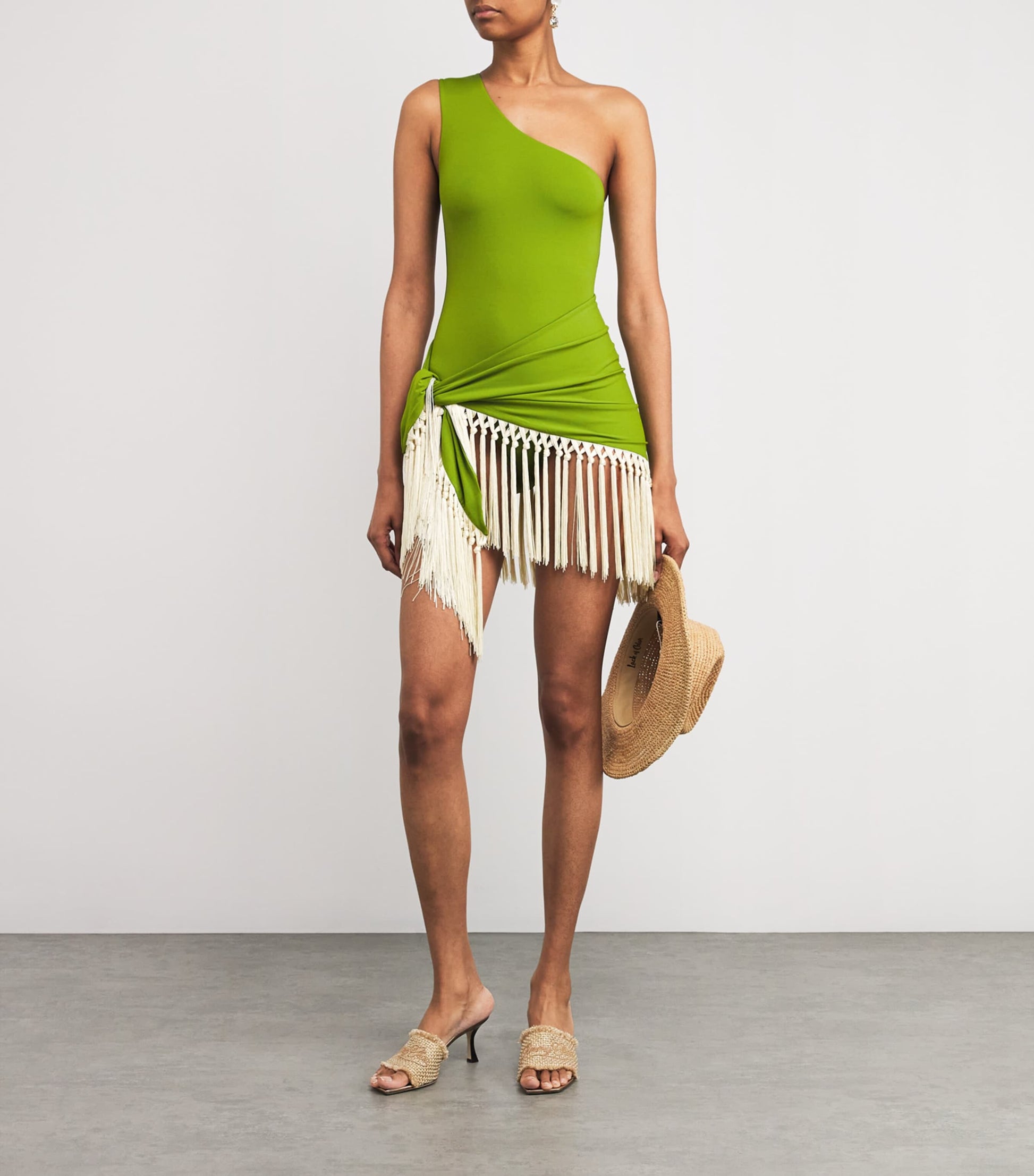 Pareo-Detail Yacare Swimsuit