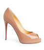 Christian Louboutin Nude New Very Prive Patent Leather Pumps 120