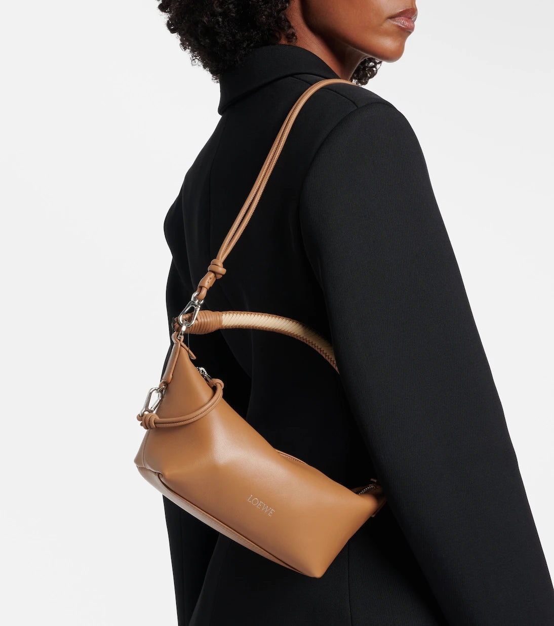 Loewe - Cala Small leather top-handle bag