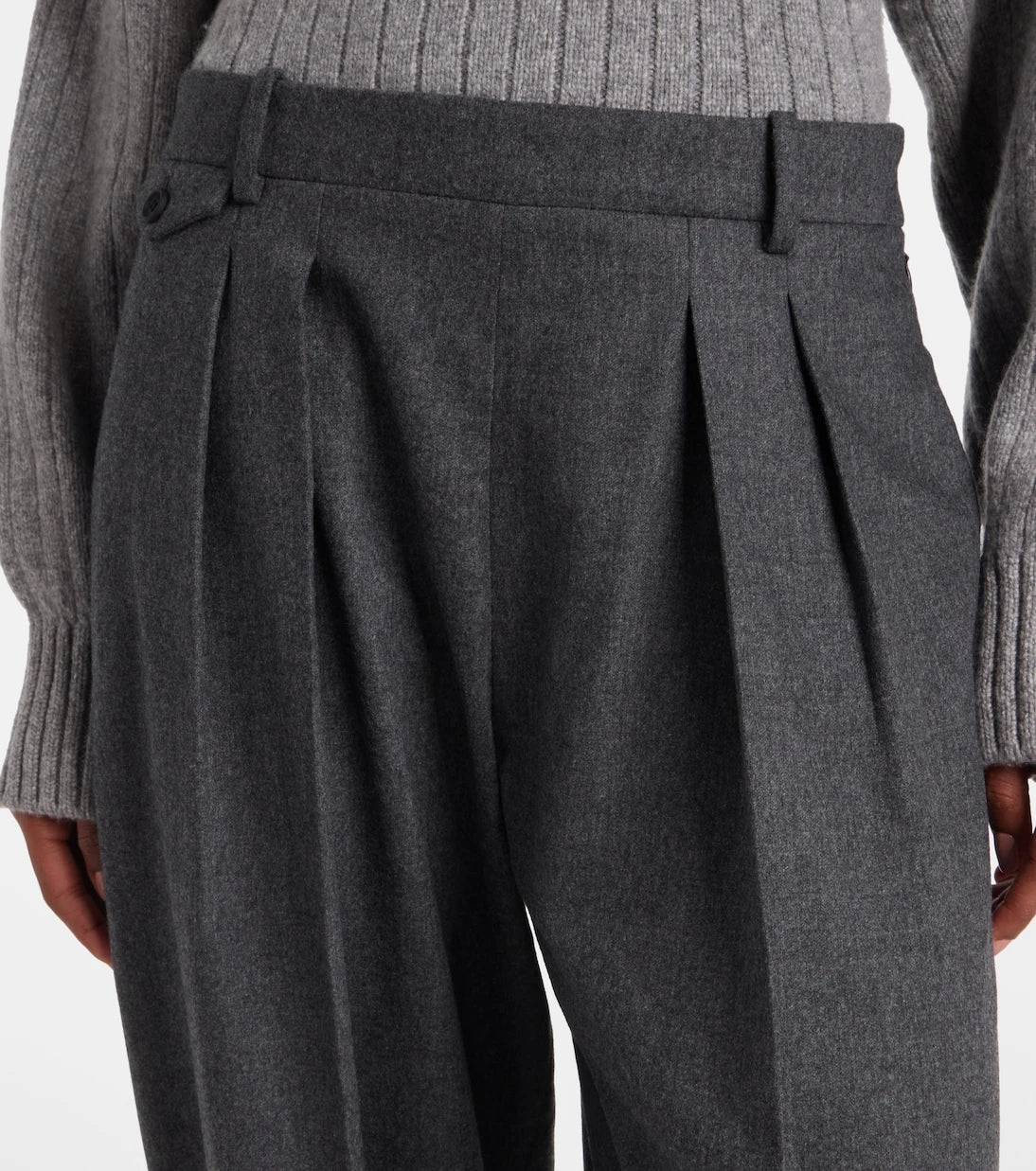 Khaite - Dugan high-rise wool tapered pants