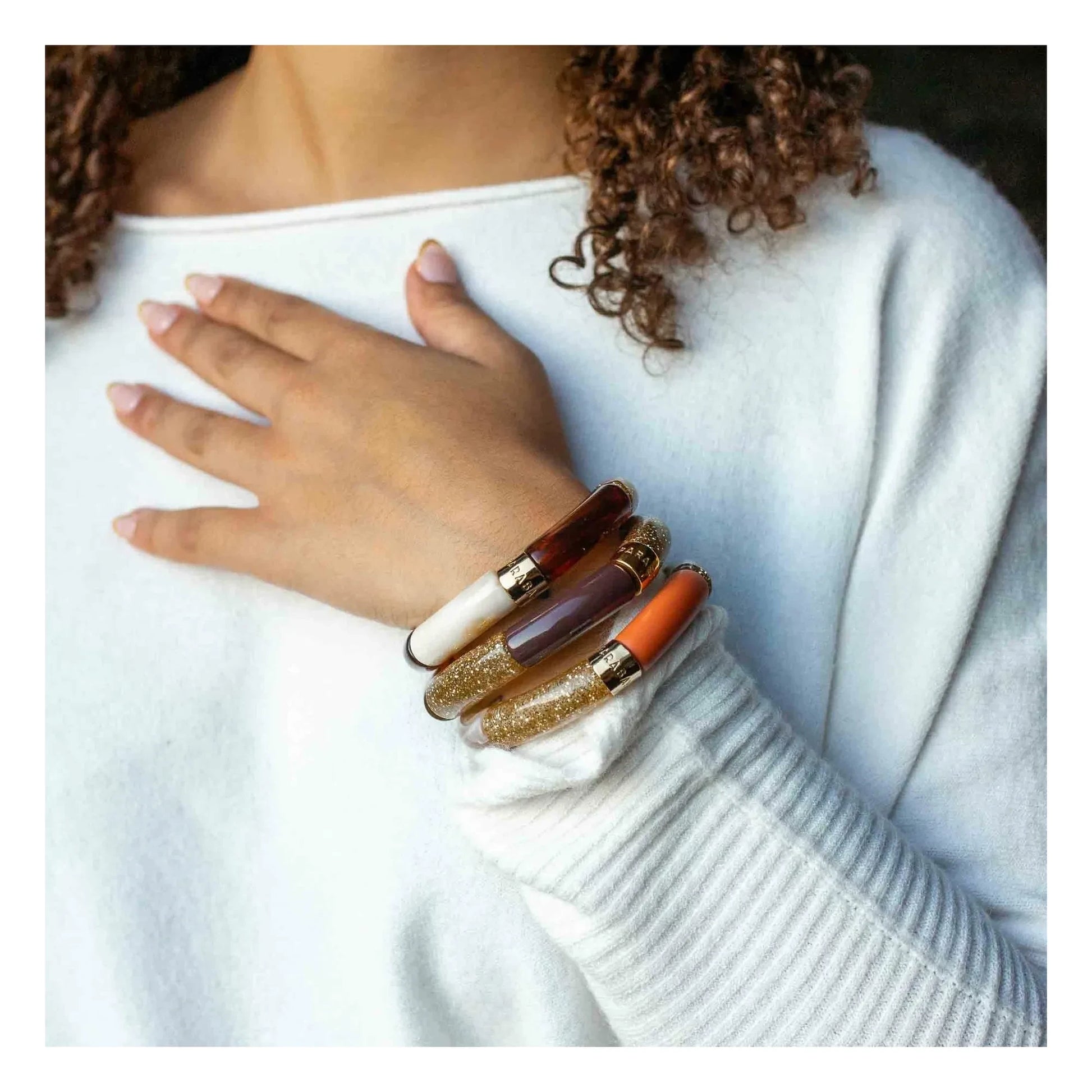 Parabaya - Terra-Ouro Trio Bracelets | Brown