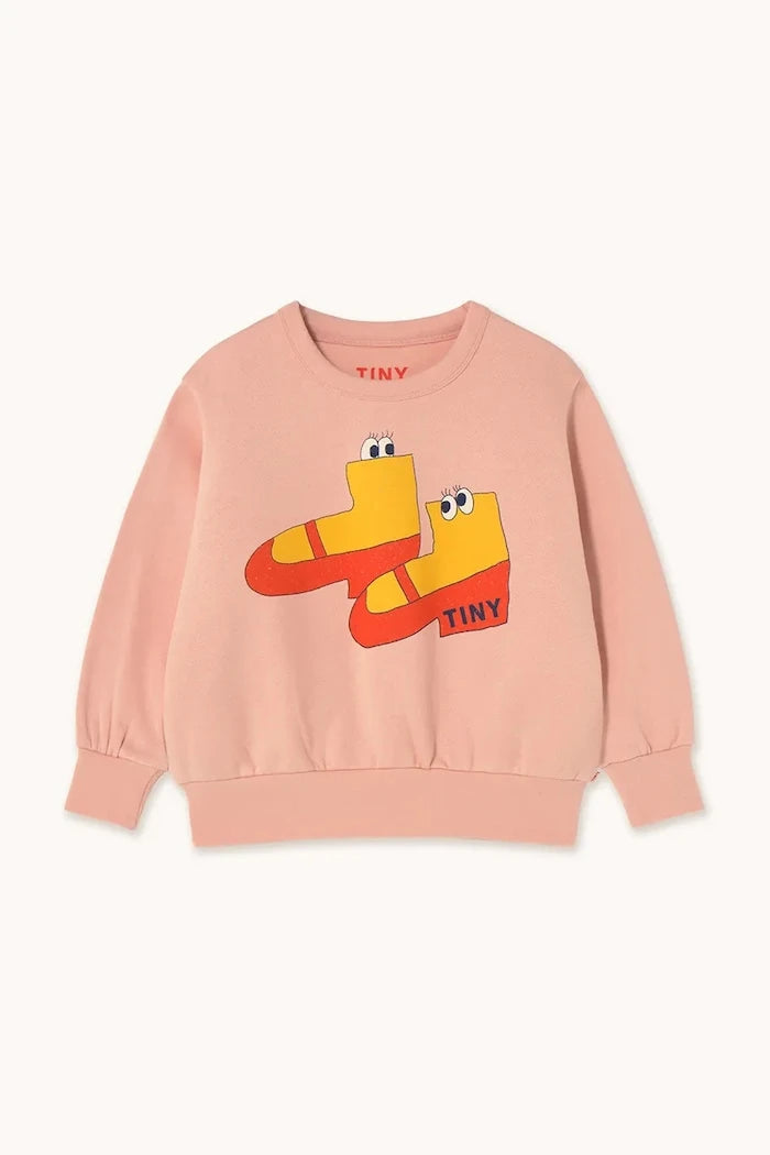 Детски памучен суичър Tinycottons WALK GRAPHIC SWEATSHIRT