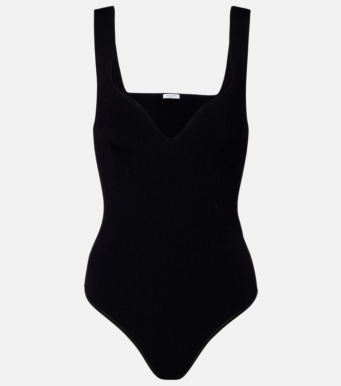 Alaïa - Ribbed-knit bodysuit
