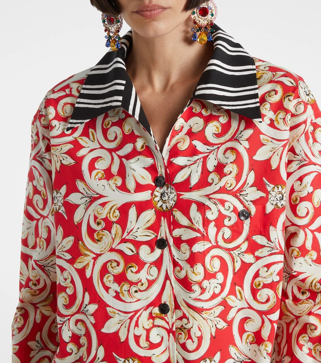 Dolce&Gabbana - Printed cotton shirt