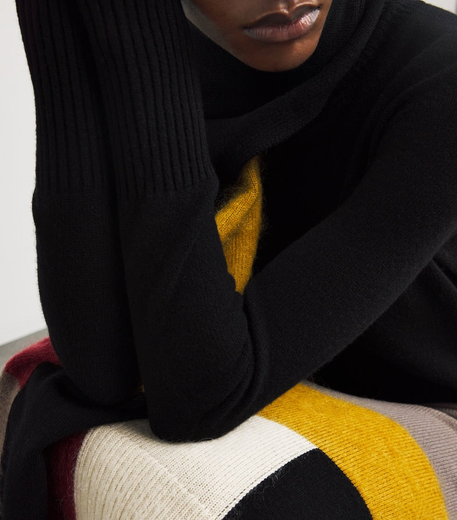 Joseph Merino Wool-Blend Overlay Midi Dress SMOKE COMBO