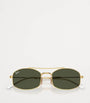 Ray-Ban Gold Metal RB3719 Sunglasses