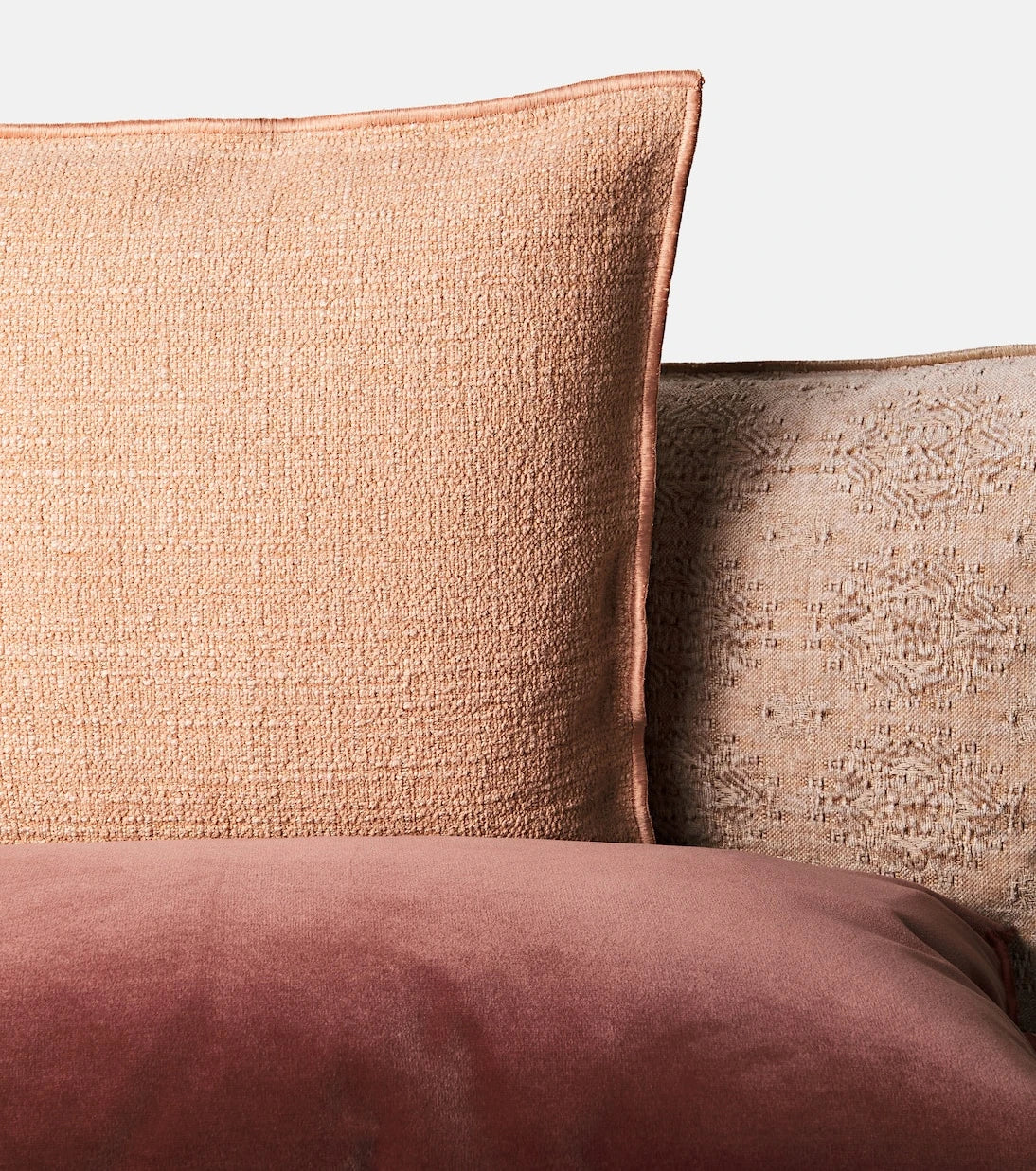 Maison de Vacances - Cotton-blend canvas cushion