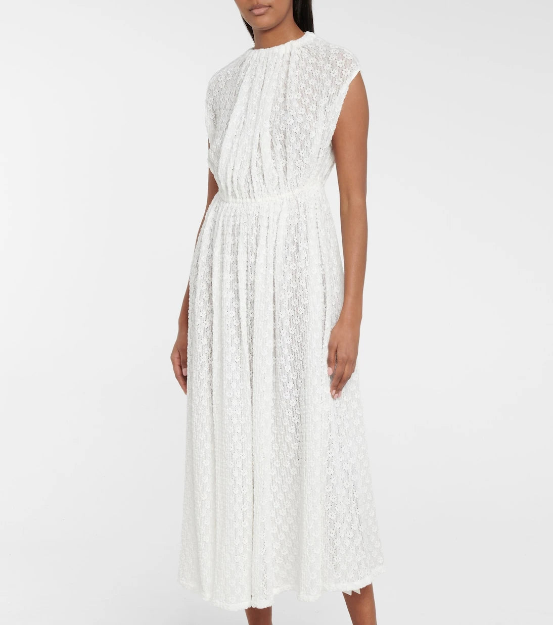 Jil Sander - Cloqué jersey midi dress