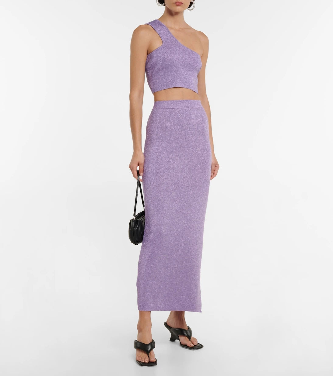 Dodo Bar Or - Metallic knit maxi skirt