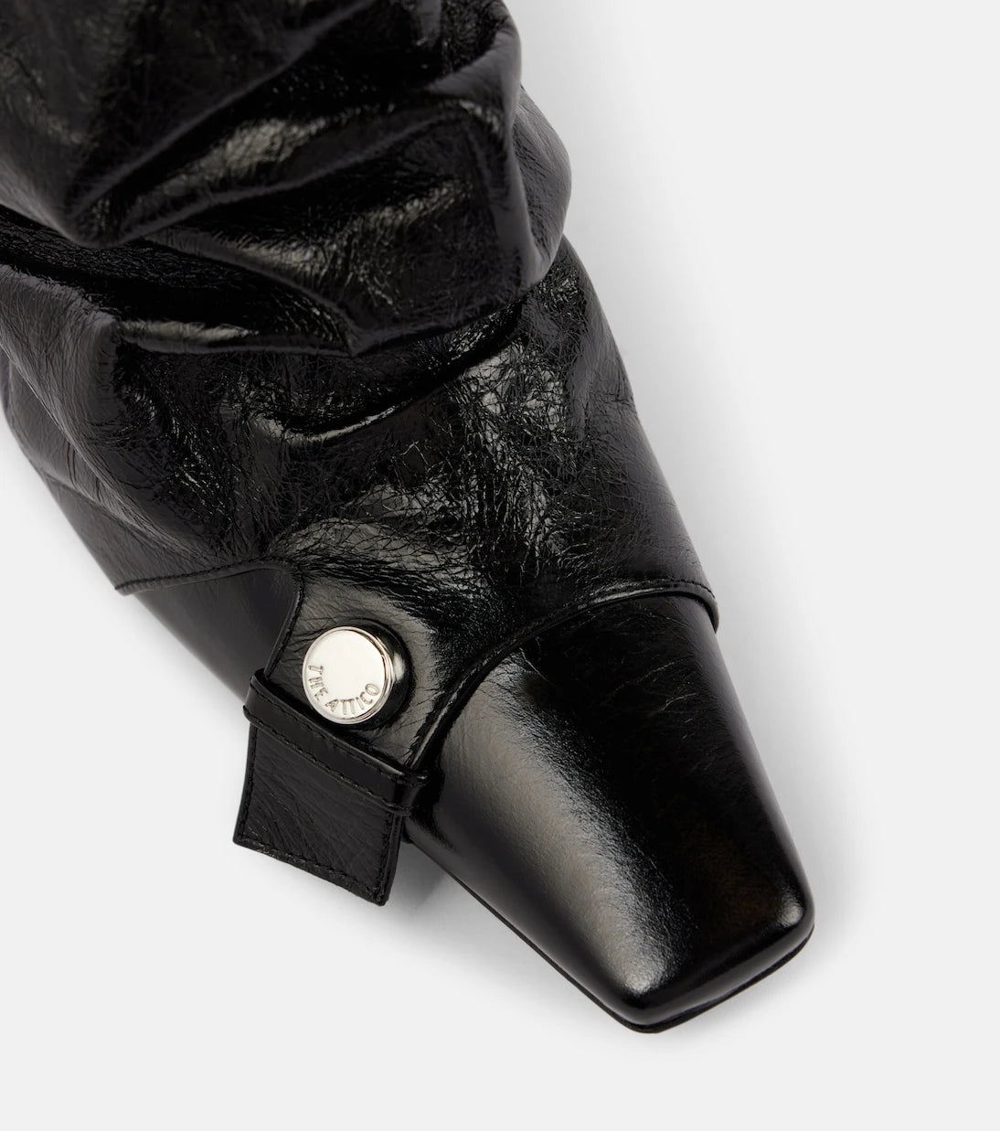 The Attico - Juno 95 leather knee-high boots