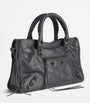 Balenciaga Grey Small Leather Le City Top-Handle Bag
