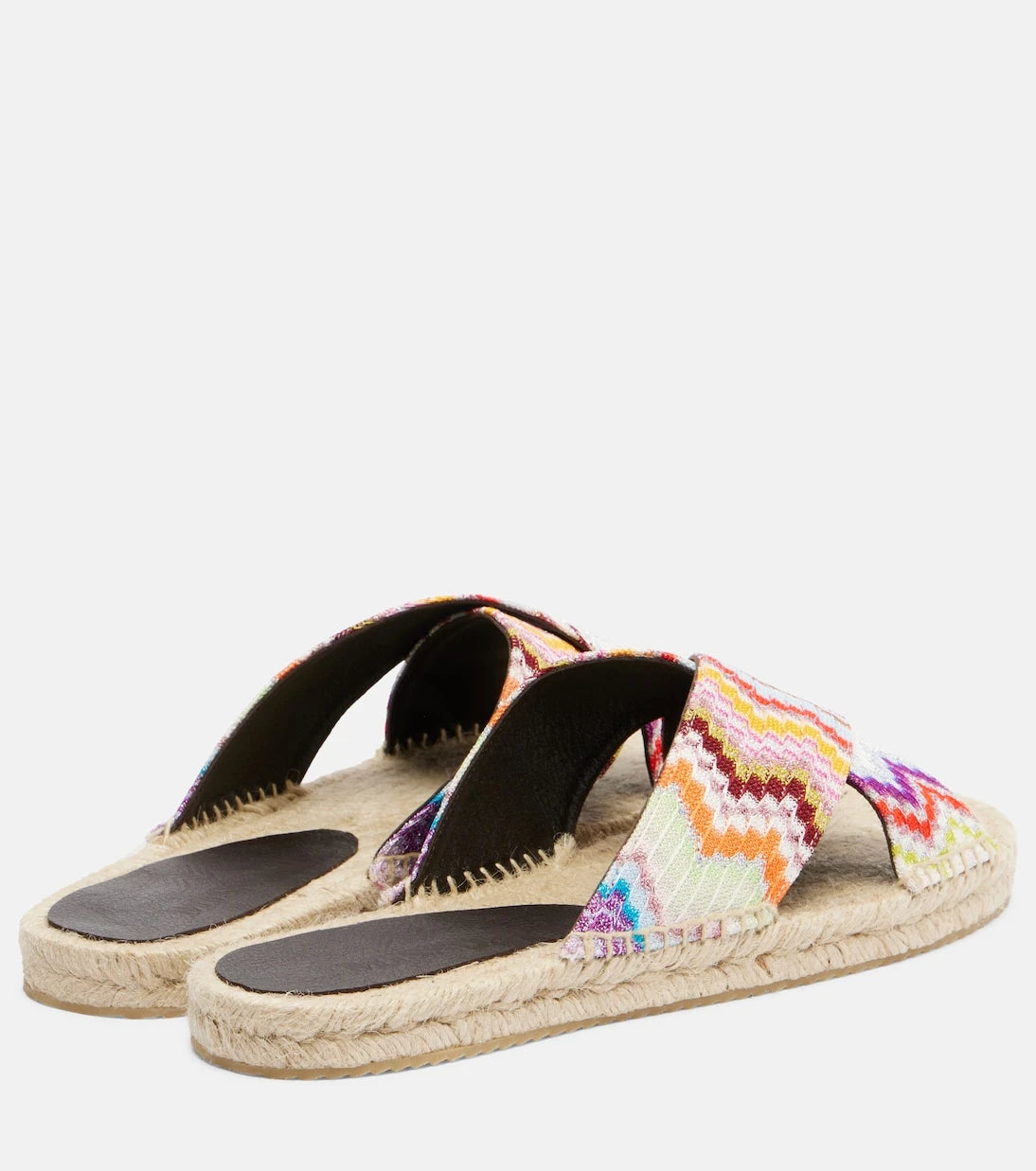 Missoni - Harlow Zigzag lamé espadrille sandals