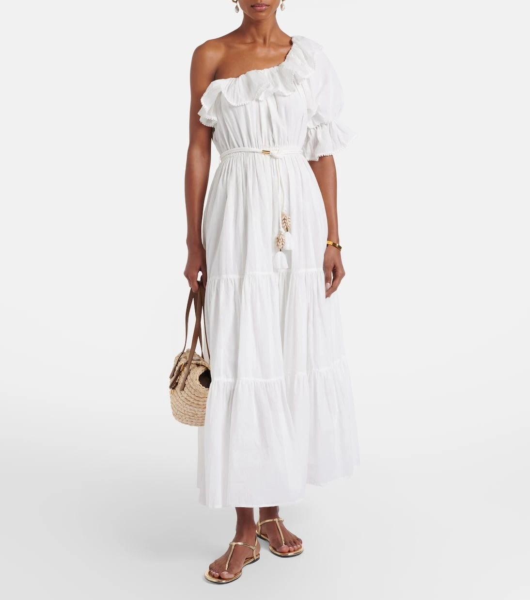 Poupette St Barth - Jay ruffled cotton muslin maxi dress