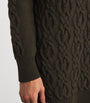 Max Mara Wool-Cashmere Cable-Knit Mini Dress