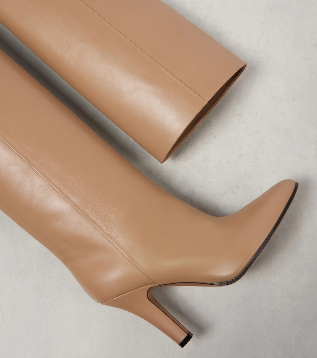 The Row - Prudens leather knee-high boots