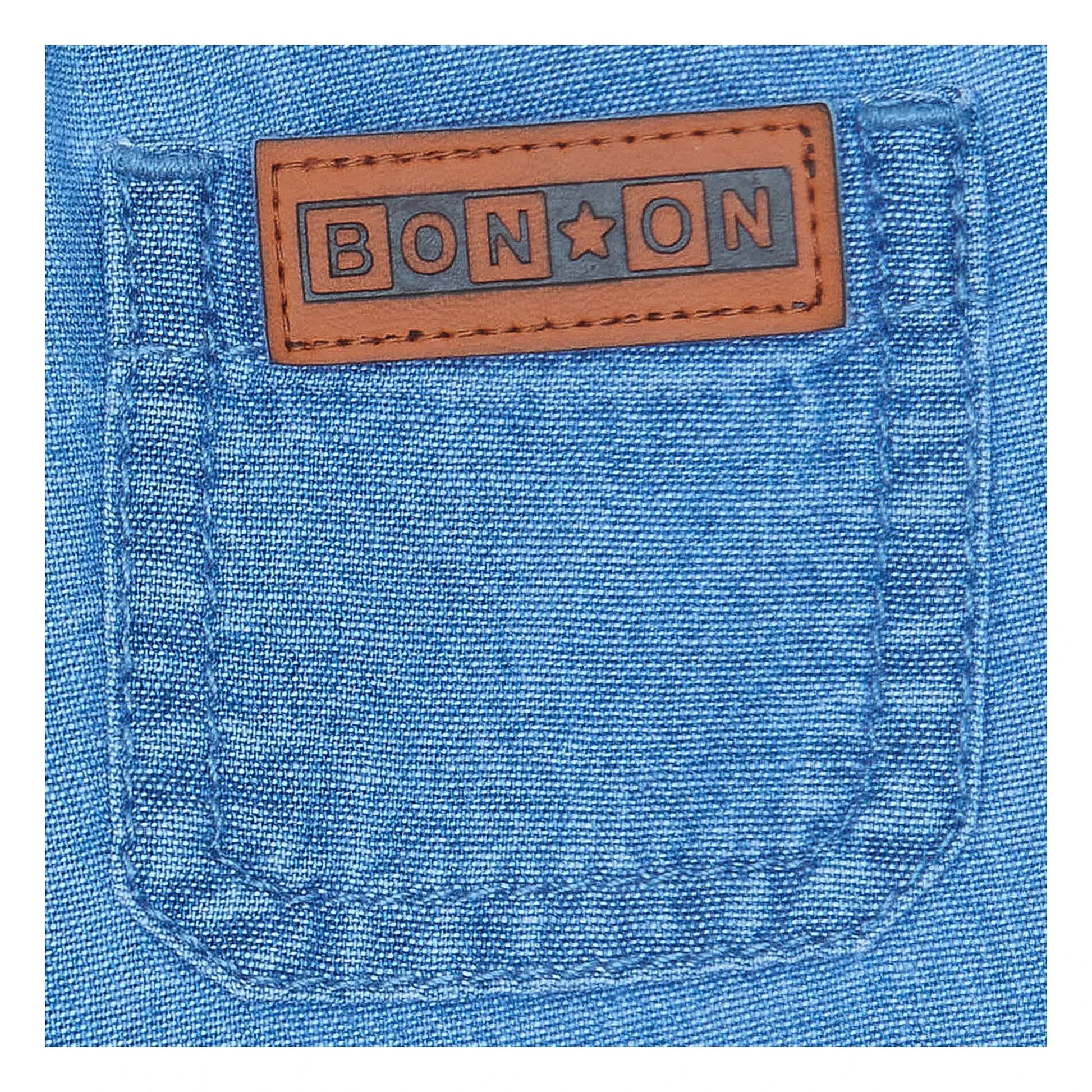 Bonton - Short Lyon Chambray | Denim blue