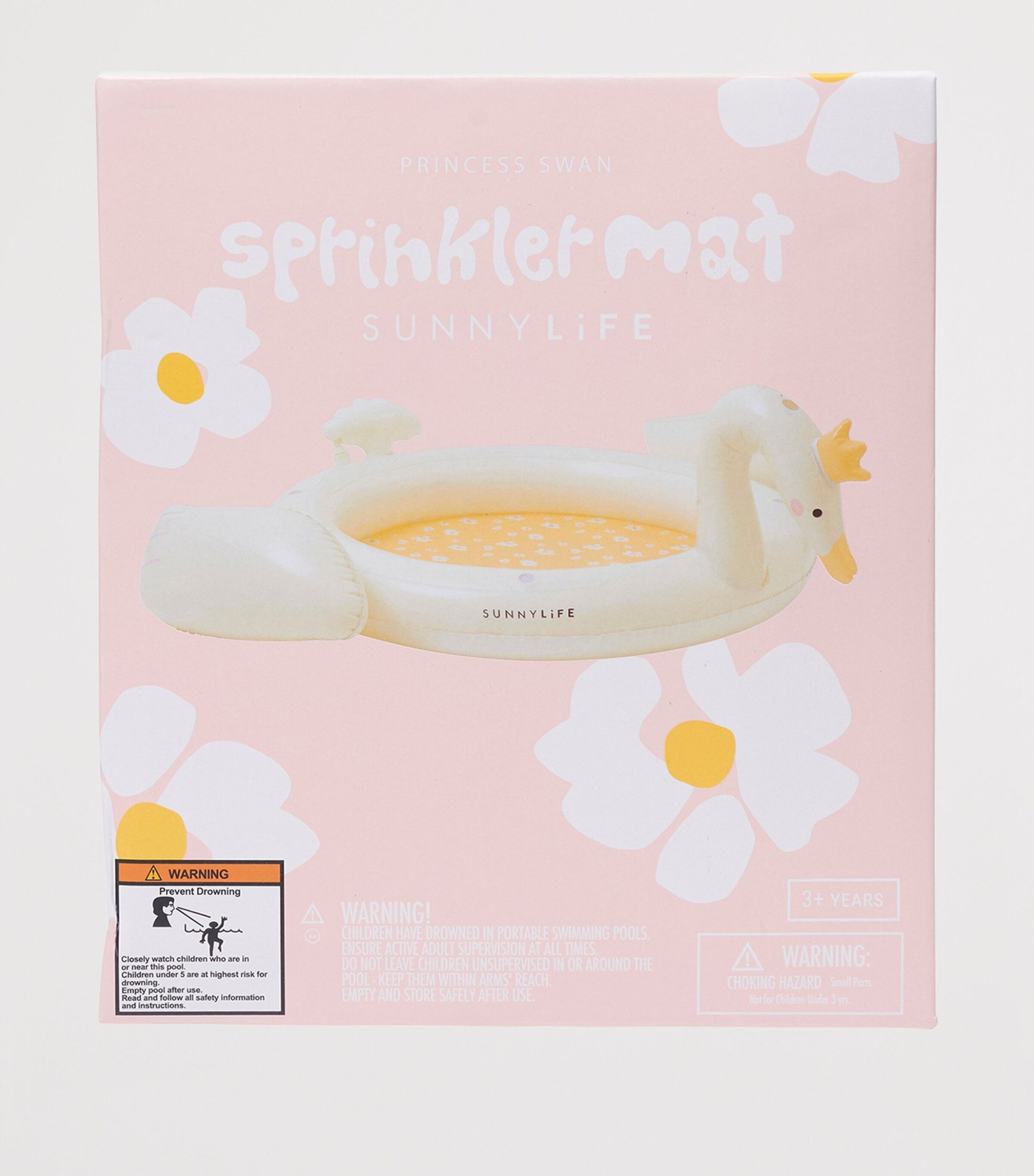 Sunnylife Kids Princess Swan Sprinker Mat