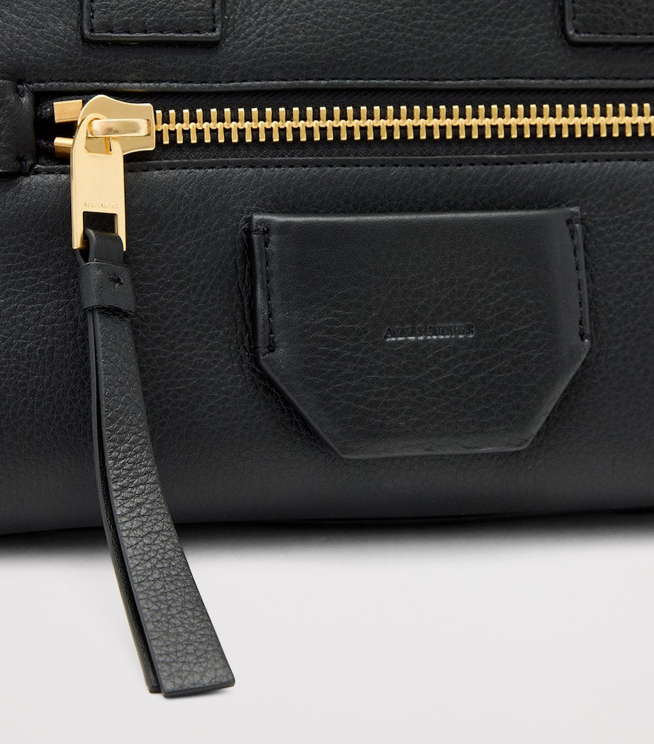 Mini Leather Perez Shoulder Bag BLACK