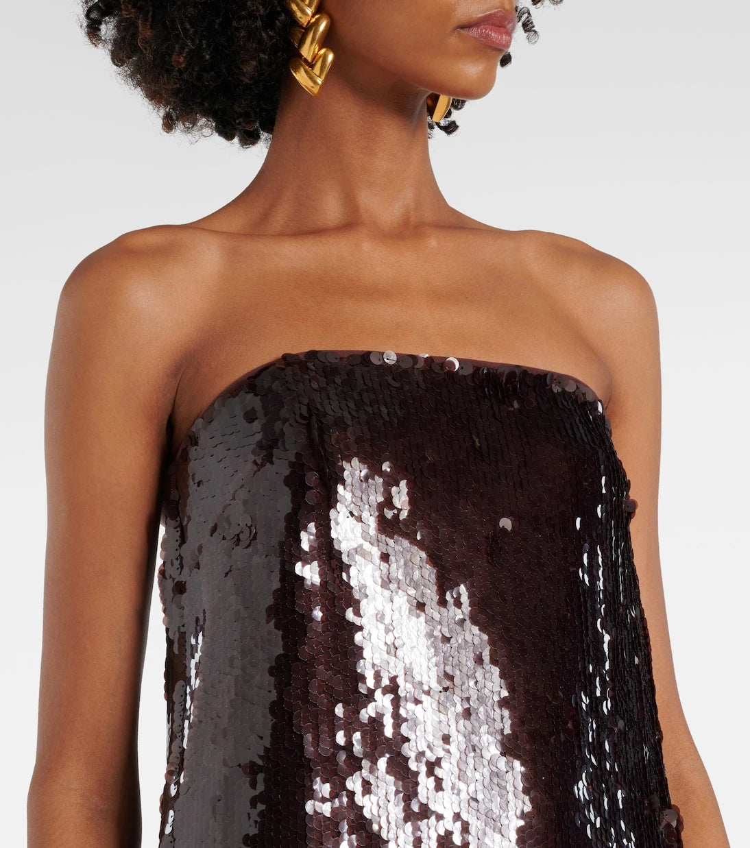 Staud - Casey sequined maxi dress