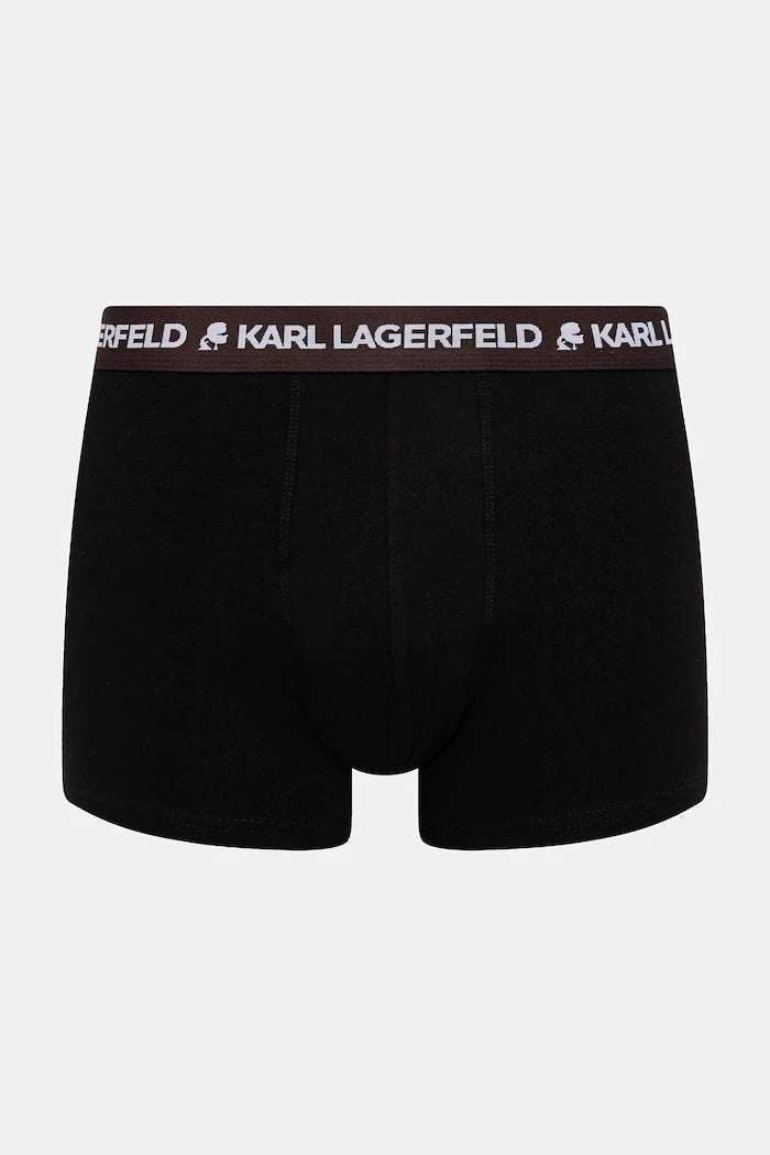 Karl Lagerfeld erkek pamuk ve elastan boxer 3'lü