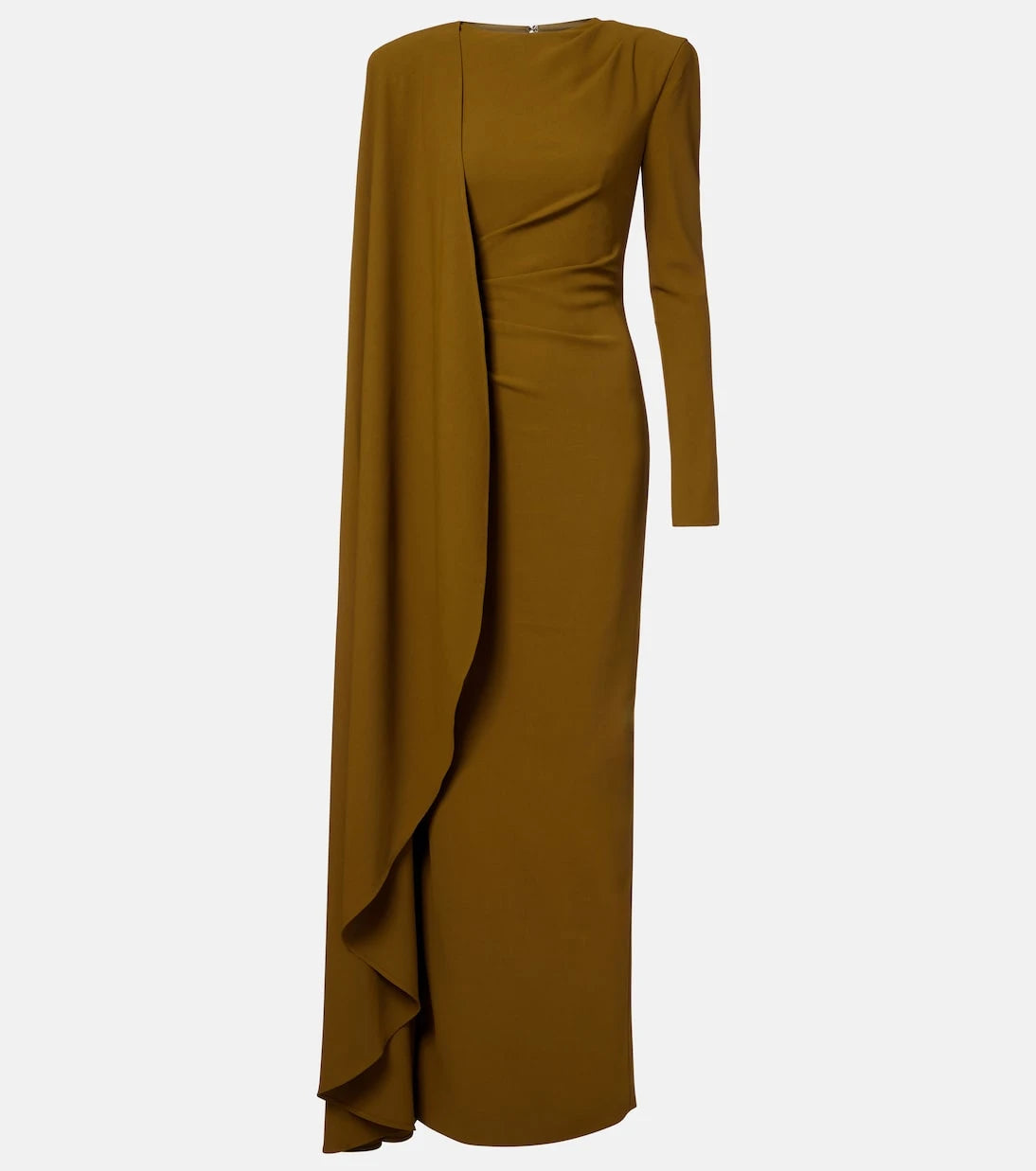 Rachel Gilbert - Dion caped draped gown
