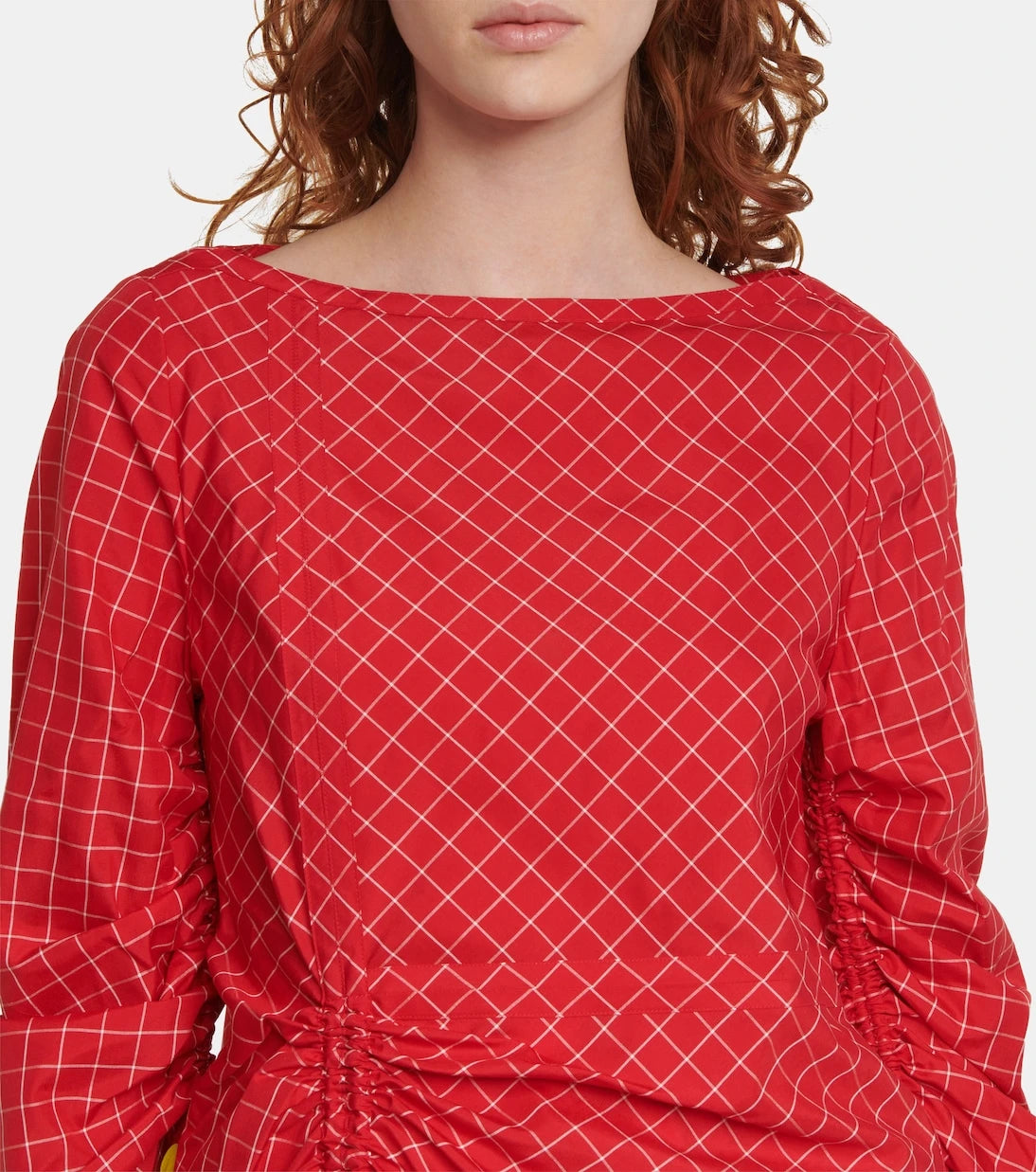 Tory Burch - Checked silk blouse