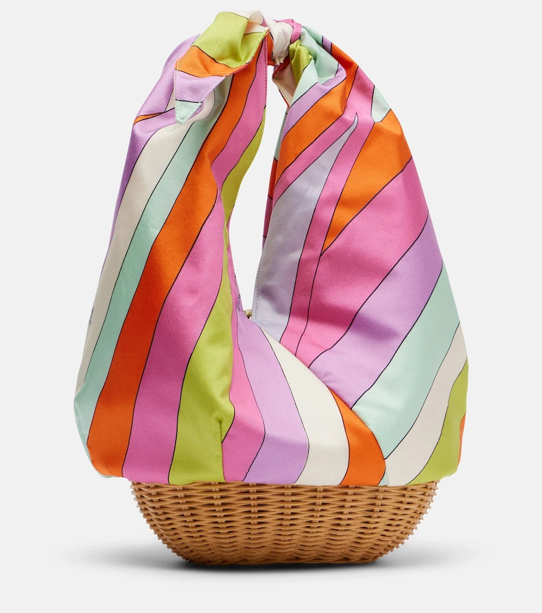 Pucci - Picnic Iride silk top-handle bag