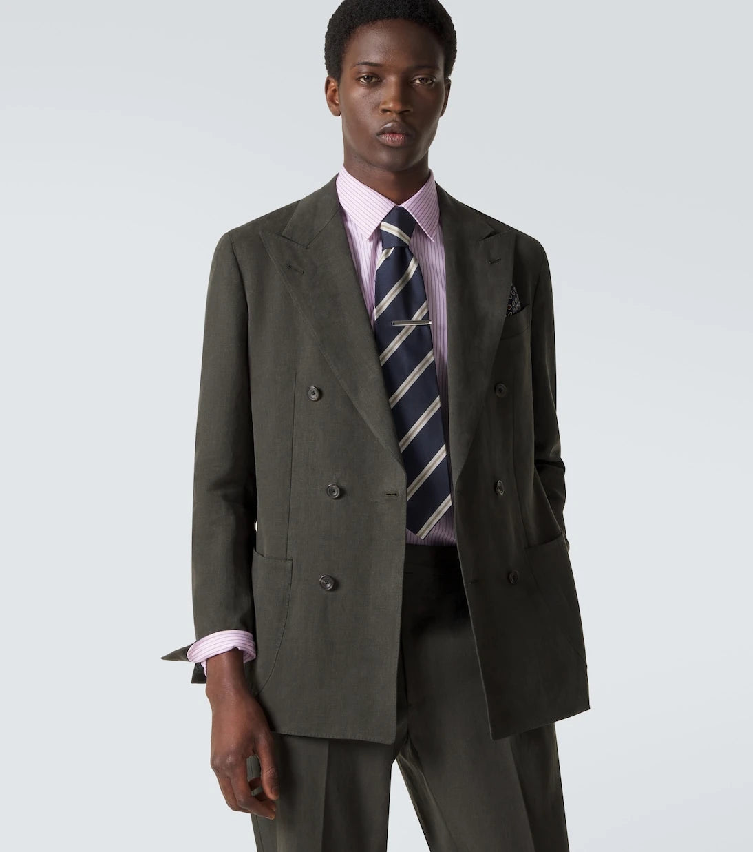 Dunhill - Striped silk tie